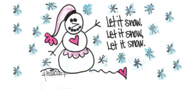 Let It Snow, Let It Snow, Let It Snow! Address Labels by Amy S. Petrik | LBAMY-07