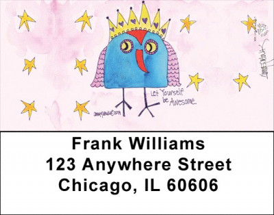 Inspiring Owls Address Labels | LBAMY-18