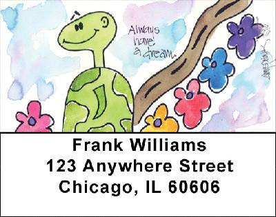 Dream Turtle Address Labels | LBAMY-21