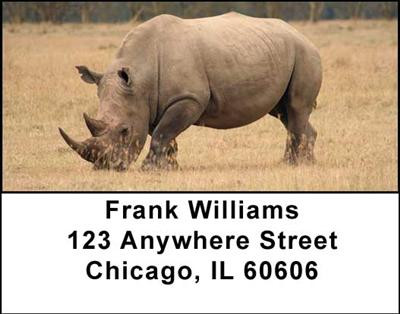 Rhinos Address Labels | LBANI-35