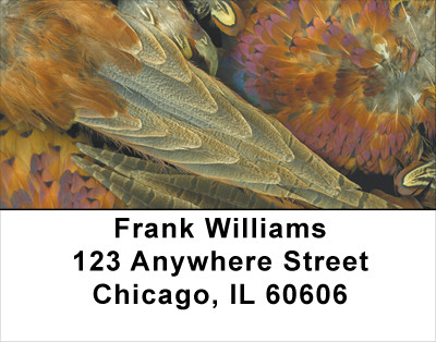 Pheasant Plumes Address Labels | LBANK-56