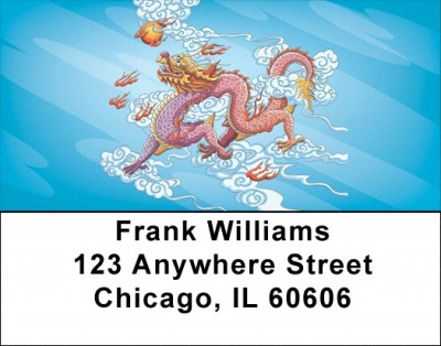 Mystical Dragons Address Labels | LBANK-95