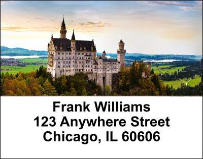 European Castles Address Labels | LBCAS-01