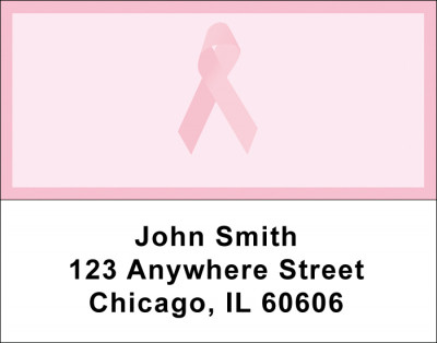 Pink Ribbon Address Labels | LBCHA-01