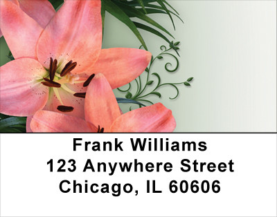 Day Lilies Delight Address Labels | LBFLO-25