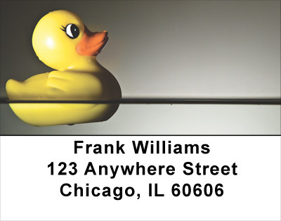Rubber Ducky Address Labels | LBFUN-06