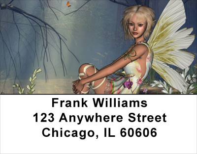 Mystical Garden Fairies Address Labels | LBFUN-35