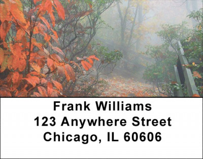 Dreary Fall Days Address Labels | LBFUN-71