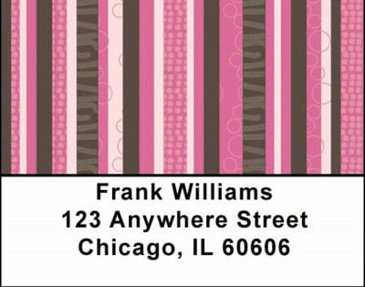 Modern Stripes Address Labels | LBGEO-13