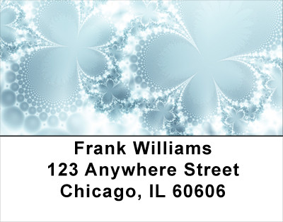 Icy Abstracts Address Labels | LBGEO-88