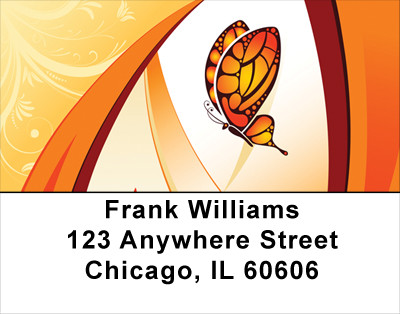 Butterfly Spotlight Address Labels | LBGEP-18