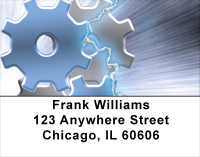Geared Up Address Labels | LBGEP-20