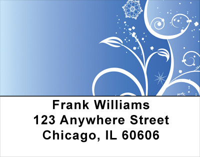 Icy Blue Address Labels | LBGEP-28