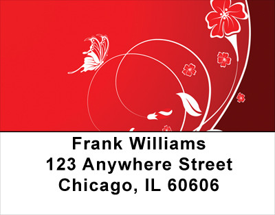Floral Romance Address Labels | LBGEP-40
