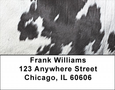Cowhide Address Labels | LBGEP-65