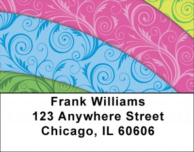 Floral Rainbow Address Labels | LBGEP-71