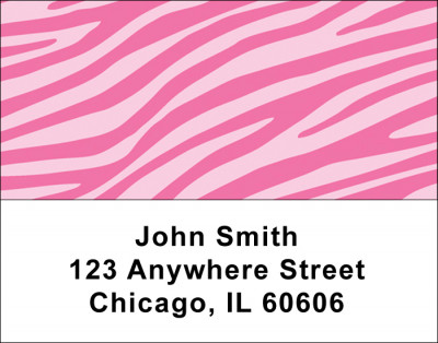 Zebra Pattern Address Labels | LBOPC-11