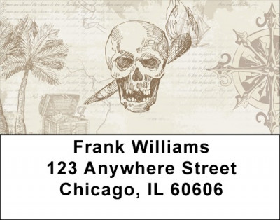 Pirates Address Labels | LBOPC-12