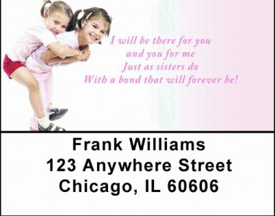 Sisters Address Labels by Sweet Intentions | LBSWE-07