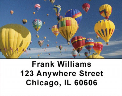 Hot Air Balloons Address Labels | LBTRA-42