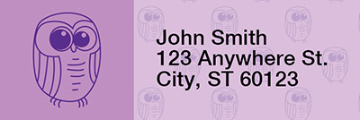 Big Owl Pattern Labels | LRRGEP-77
