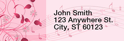 Floral Music Labels | LRRMUS-22