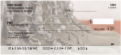 Boots On The Ground Personal Checks | MIL-07