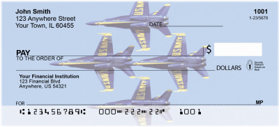 Blue Angels Take the Skies Personal Checks | MIL-61