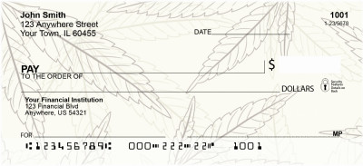 Legalize Marijuana - Weed Camo Personal Checks | PAT-32