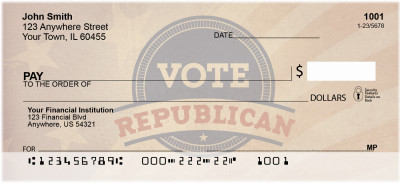 Vote Republican Personal Checks | POL-03