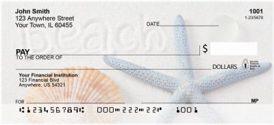 Beachy Blue Personal Checks | SCE-27