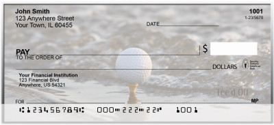 Tee'd Off Personal Checks | SPO-73