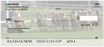 At the Track Horse Racing Personal Checks | SPO-A8