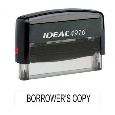 Borrower's Copy Stamp | STA-LAS-BC