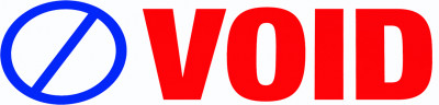 "Void" Message Stamp  | STA-TRO-VOI