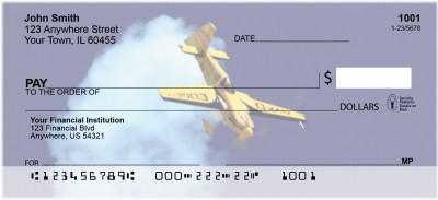 High Flying Stunt Plane Personal Checks | TRA-B3