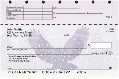 Wildlife Silhouettes Top Stub Checks | TSANI-016