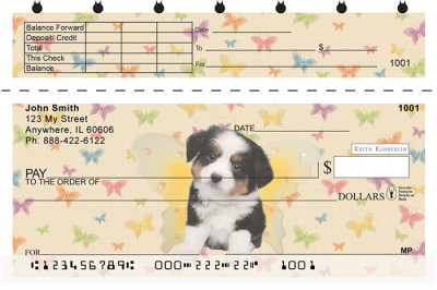 More Dogs Wings Top Stub Checks by Keith Kimberlin | TSKKM-08