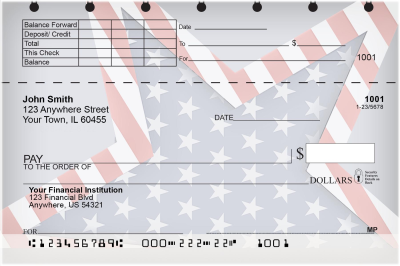 Celebrate Stars and Stripes Top Stub Checks | TSPAT-38