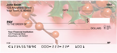 Holly On Pastels Personal Checks | XMS-02