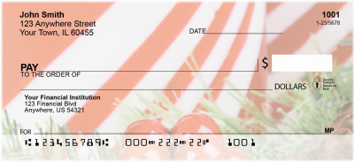Christmas - Candy Cane Christmas Personal Checks | XMS-24