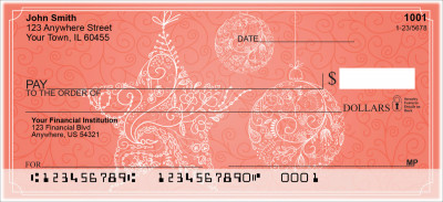 Vintage Christmas Personal Checks | XMS-60
