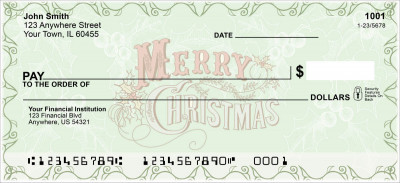 Christmas is Calling Personal Checks | XMS-67
