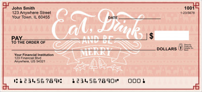 Be Merry Personal Checks | XMS-70