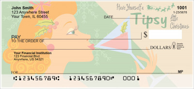Holiday Spirits Personal Checks | XMS-73