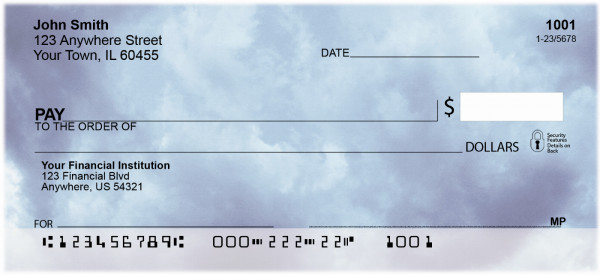 Out Of The Blue Personal Checks