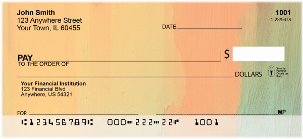 Color Me Hot Personal Checks | ABS-39