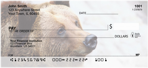 Grizzly Bears Personal Checks | ANI-12