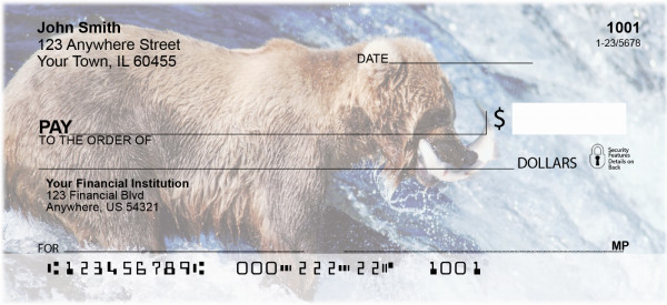 Grizzly Bears Personal Checks