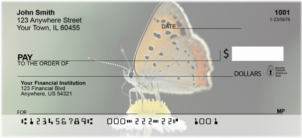 Butterflies In Nature Personal Checks